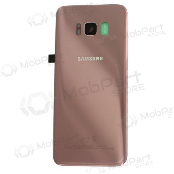 Samsung G950F Galaxy S8 patareipesade kaas (tagakaas) roosi värvi (Rose Pink) (kasutatud grade B, originaalne)