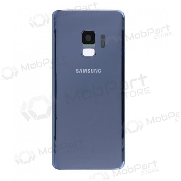 Samsung G960F Galaxy S9 patareipesade kaas (tagakaas) sinised (Coral Blue) (kasutatud grade A, originaalne)