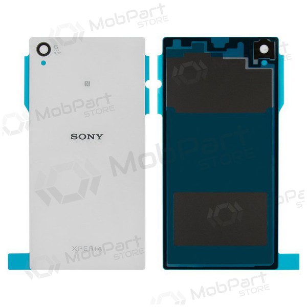 Sony Xperia Z1 L39h C6902 / Xperia Z1 C6903 / Xperia Z1 C6906 / Z1 C6943 patareipesade kaas (tagakaas) (valged)