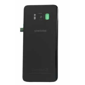 Samsung G950F Galaxy S8 patareipesade kaas (tagakaas) mustad (Midnight black) (kasutatud grade A, originaalne)