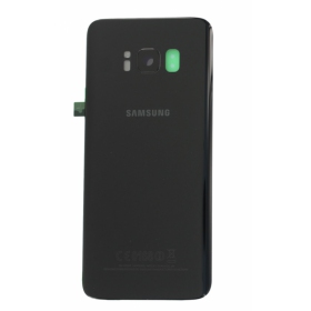 Samsung G950F Galaxy S8 patareipesade kaas (tagakaas) mustad (Midnight black) (kasutatud grade C, originaalne)