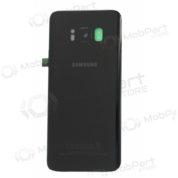 Samsung G950F Galaxy S8 patareipesade kaas (tagakaas) mustad (Midnight black) (kasutatud grade A, originaalne)