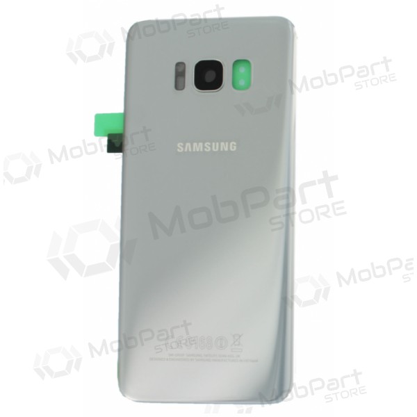 Samsung G950F Galaxy S8 patareipesade kaas (tagakaas) hõbedased (Arctic silver) (kasutatud grade A, originaalne)