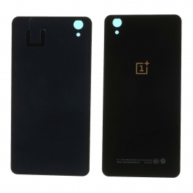 OnePlus X patareipesade kaas (tagakaas) (mustad) (kasutatud grade B, originaalne)