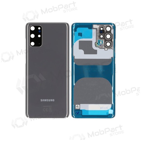 Samsung G985 / G986 Galaxy S20 Plus patareipesade kaas (tagakaas) hall (Cosmic Grey) (kasutatud grade C, originaalne)