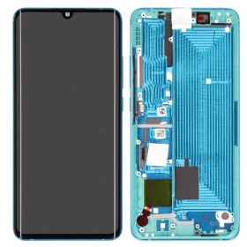 Xiaomi Mi Note 10 / Mi Note 10 Pro / Mi Note 10 Lite ekraan (roheline) (koos raamiga) (service pack) (originaalne)