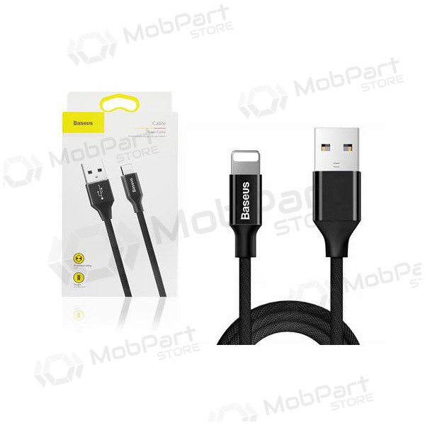 USB kaabel Baseus Yiven USB Lightning 1.8m (mustad) CALYW-A01