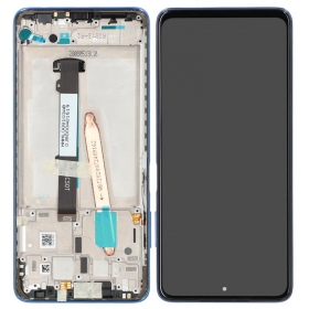 Xiaomi Poco X3 Pro / X3 / X3 NFC ekraan (sinised) (koos raamiga) (Premium)