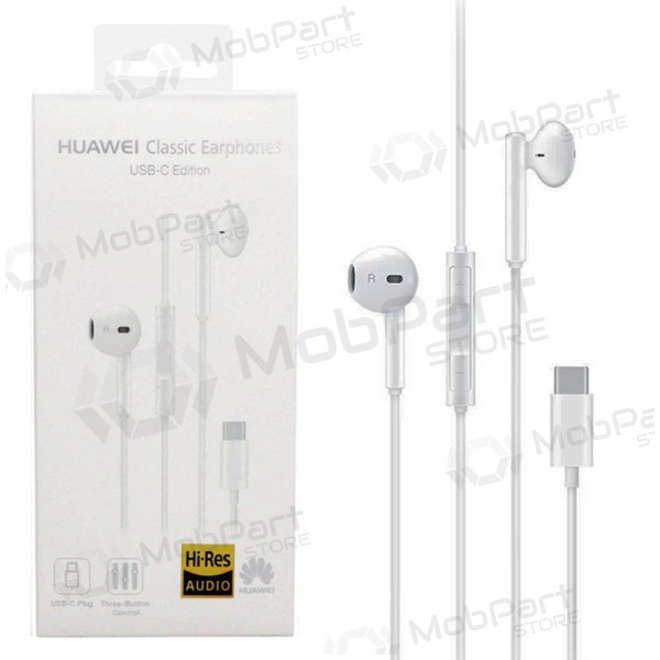 Vabakäeseadmega Huawei CM33 Type-C (valge)