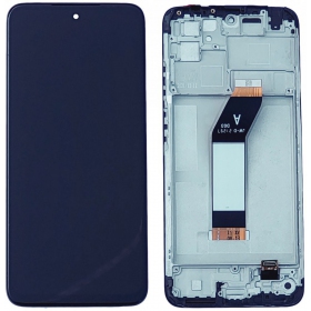 Xiaomi Redmi 10 2022 ekraan (mustad) (koos raamiga) (originaalne)