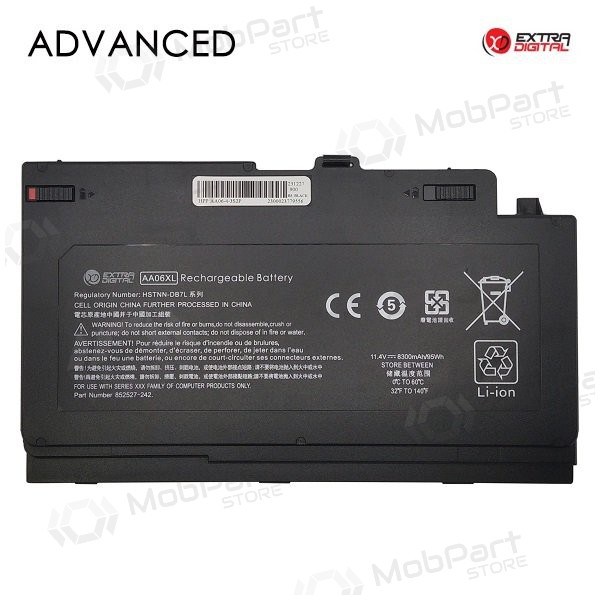 HP AA06XL, 8300mAh sülearvuti aku, Advanced