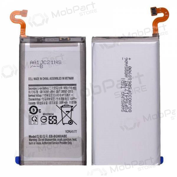 Samsung G960F Galaxy S9 patarei / aku (EB-BG960ABE) (3000mAh)