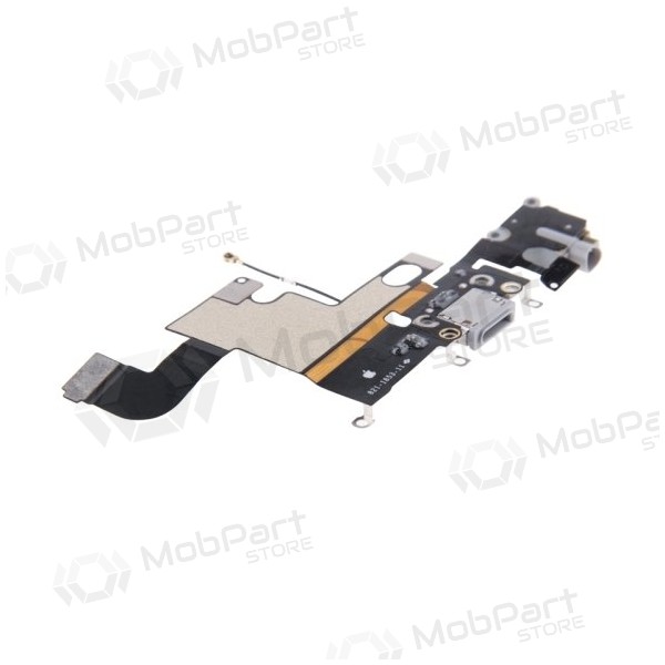 Apple iPhone 6 laadimispesa ja mikrofoni liides (laadimisliides) (hall) (kasutatud, originaalne)