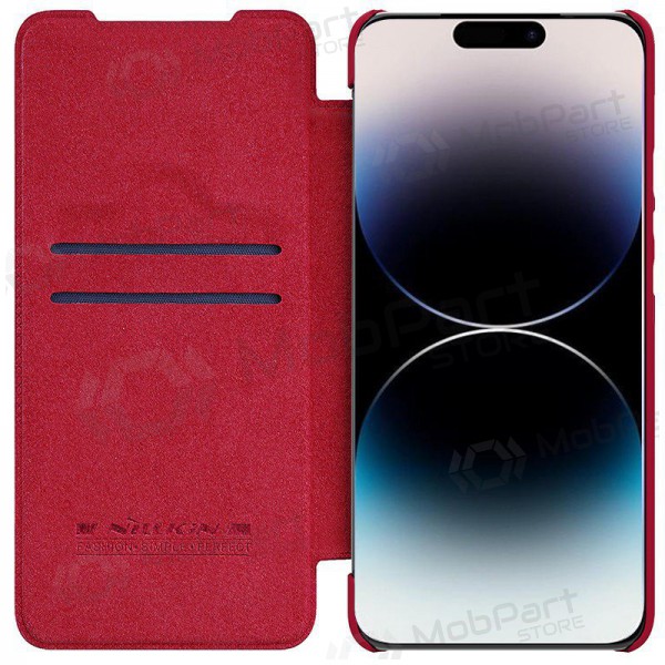 Ümbris / kaaned Nillkin Qin Pro Leather Samsung S906 S22 Plus 5G punane