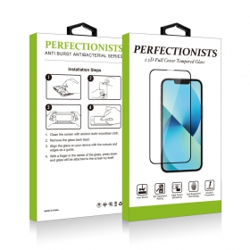 LCD apsauginis stikliukas 2.5D Perfectionists Apple iPhone 15 mustad