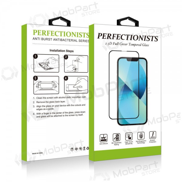 LCD apsauginis stikliukas 2.5D Perfectionists Xiaomi 13T/13T Pro mustad