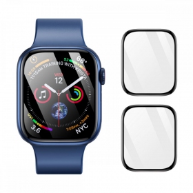 LCD apsauginis stikliukas Dux Ducis Pmma (2Pack) Apple Watch 40mm mustad