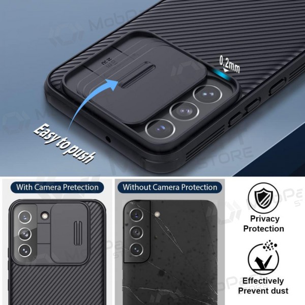 Samsung Galaxy S24 Plus ümbris „Nillkin CamShield Pro“ (mustad)