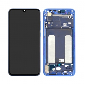 Xiaomi Mi 9 Lite ekraan (sinised) (koos raamiga) (service pack) (originaalne)