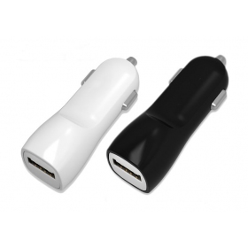 Laadija automobilinis Tellos USB (dual) (1A+2A) (valged)