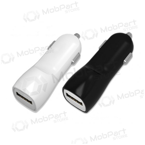 Laadija automobilinis Tellos USB (dual) (1A+2A) (valged)