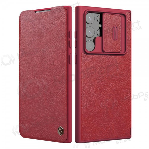 Ümbris / kaaned Nillkin Qin Pro Leather Samsung A546 A54 5G punane