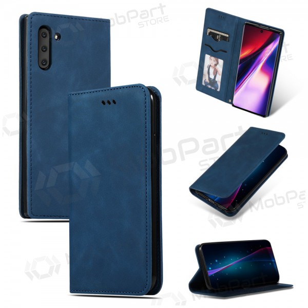 Ümbris Business Style Xiaomi Redmi Note 14 Pro 5G/Poco X7 tumesinine