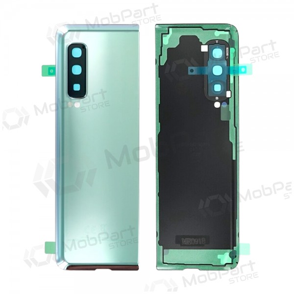 Samsung F900 / F907 Galaxy Fold patareipesade kaas (tagakaas) (hõbedased) (kasutatud grade B, originaalne)