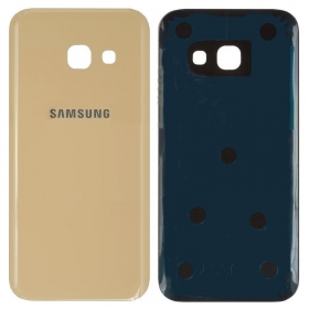 Samsung A320 Galaxy A3 2017 patareipesade kaas (tagakaas) (kuldsed) (kasutatud grade A, originaalne)