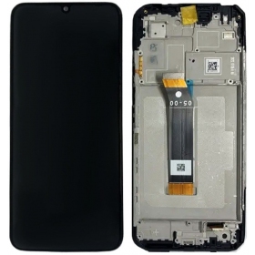 Xiaomi Poco M4 5G / Poco M5 4G / Redmi 10 5G / Redmi Note 11E 5G ekraan (mustad) (koos raamiga) (Premium)