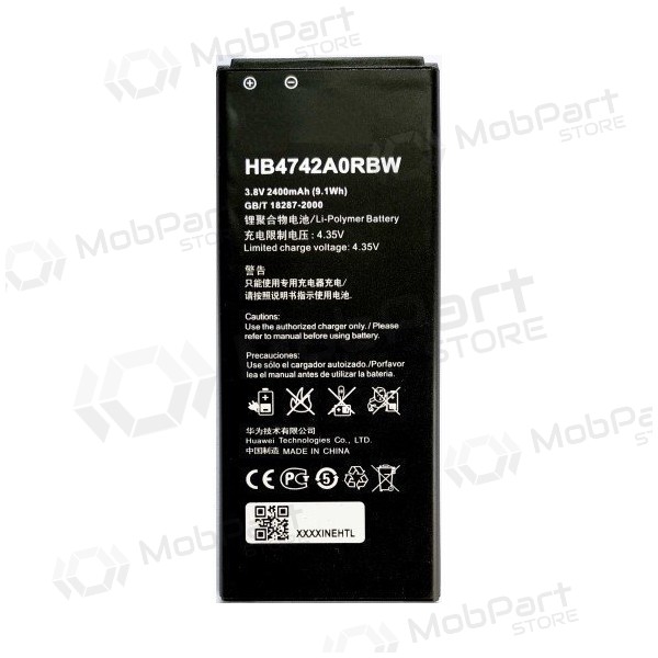 Huawei HB4742A0RBC Ascend G730 / Honor 3C patarei / aku (2300mAh)