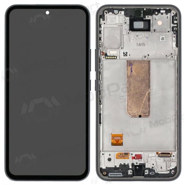 Ekranas Samsung A546 A54 5G 2023 su lietimui jautriu stikliuku ja rėmeliu Graphite originaalne (service pack)