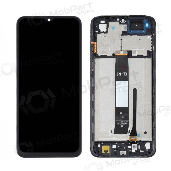 Xiaomi Redmi A1 / A1+ ekraan (mustad) (koos raamiga) (service pack) (originaalne)