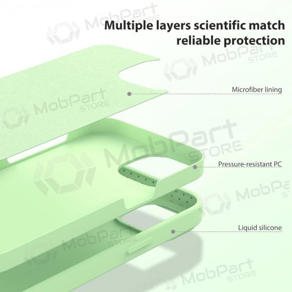 Apple iPhone 14 Plus ümbris „Nillkin Silicone“ (heleroheline)