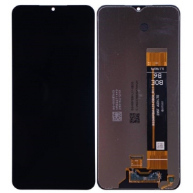 Ekranas Samsung A235 A23 4G 2022 su lietimui jautriu stikliuku Black originaalne (service pack)