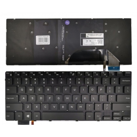 DELL Inspiron: 15 7558, 7568, XPS 15 9550, 9560 klaviatuur (koos valgustusega)