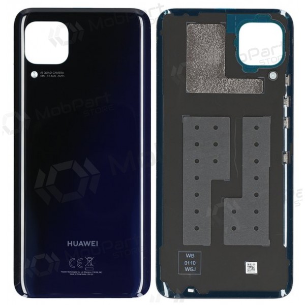 Huawei P40 Lite patareipesade kaas (tagakaas) (mustad) (service pack) (originaalne)