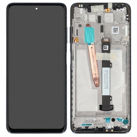Xiaomi Poco X3 Pro / X3 / X3 NFC ekraan (mustad) (koos raamiga) (Premium)