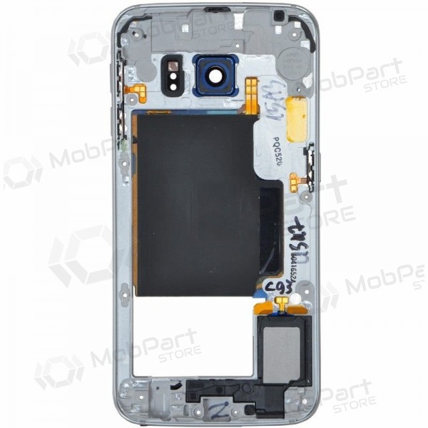 Samsung G925F Galaxy S6 Edge sisemine korpus (hall / sinised) (kasutatud grade B, originaalne)