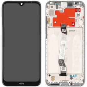 Xiaomi Redmi Note 8T ekraan (valged) (koos raamiga) (originaalne)