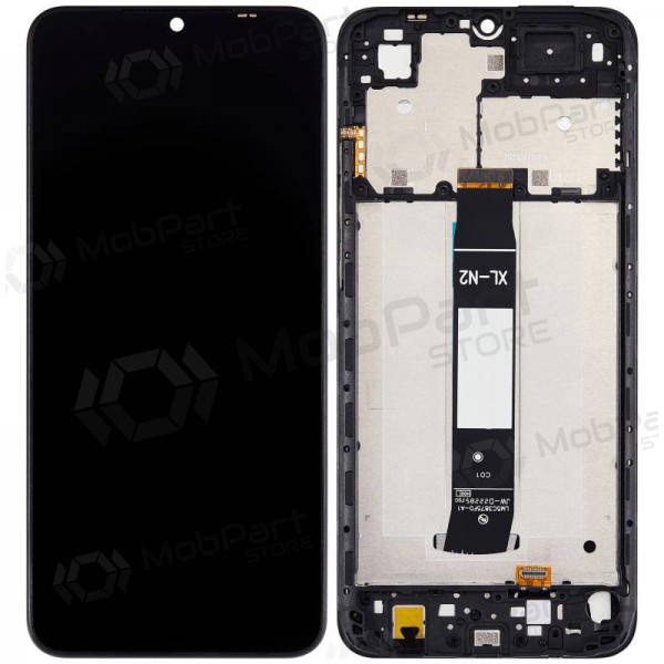 Xiaomi Redmi A1 / A1+ ekraan (mustad) (koos raamiga) (Premium)