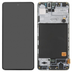 Samsung A515 Galaxy A51 (2020) ekraan (mustad) (service pack) (originaalne)