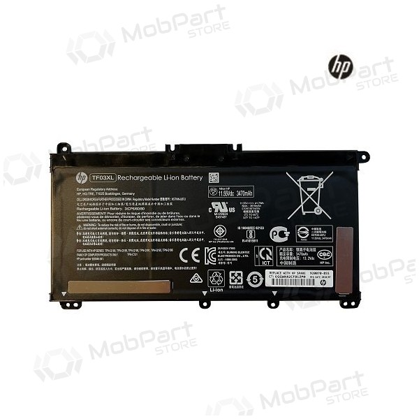 HP TF03XL, 3470mAh sülearvuti aku - PREMIUM