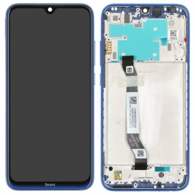 Xiaomi Redmi Note 8 / Note 8 2021 ekraan (sinised) (koos raamiga) (originaalne)