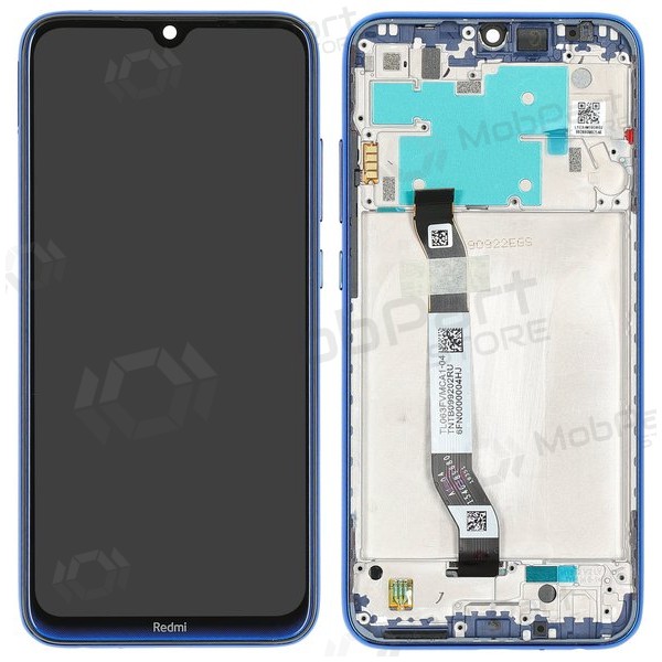 Xiaomi Redmi Note 8 / Note 8 2021 ekraan (sinised) (koos raamiga) (originaalne)