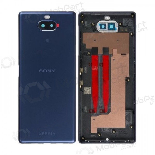 Sony Xperia 10 patareipesade kaas (tagakaas) (sinised) (kasutatud grade C, originaalne)