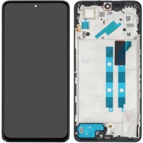 Xiaomi Redmi Note 12 Pro 4G ekraan (mustad) (koos raamiga) (originaalne)